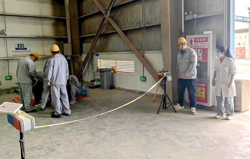 甘肅圣康源開(kāi)展機(jī)械傷害事故應(yīng)急演練